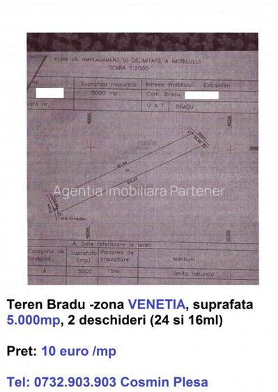 Terenuri Bradu, diverse suprafete - 5