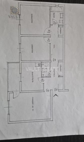 APARTAMENT 3 CAMERE-TRAFIC GREU-ELECTROMAGNETICA-2 BAI-REABILITAT - 21