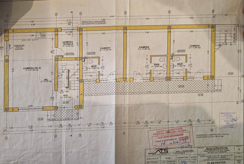 Investiție Lazu | Clădire 10 Camere – Construcție la Roșu cu Acoperiș Terasă - 3