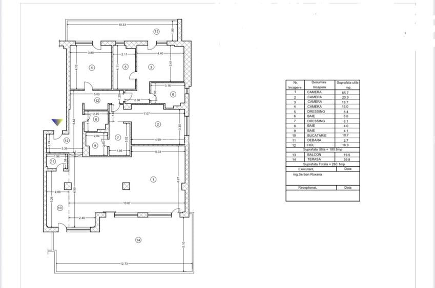 Vedere pădure / Penthouse cu terasă spectaculoasă / 2 parcări - 26
