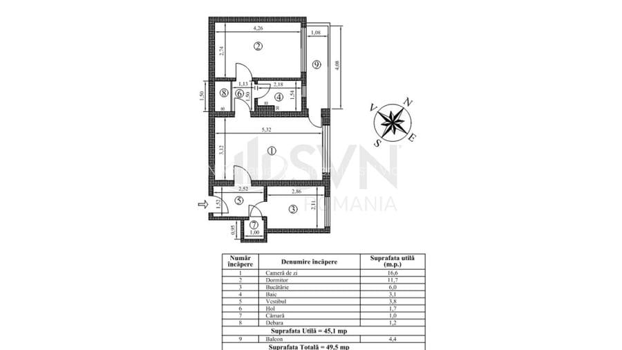 REA1027371 Apartament 2 camere l Sector 1 l Bucurestii noi l - 2