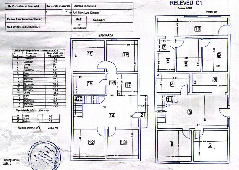 Casă P+M Clinceni – Teren 1000mp, Dublă Deschidere - 14