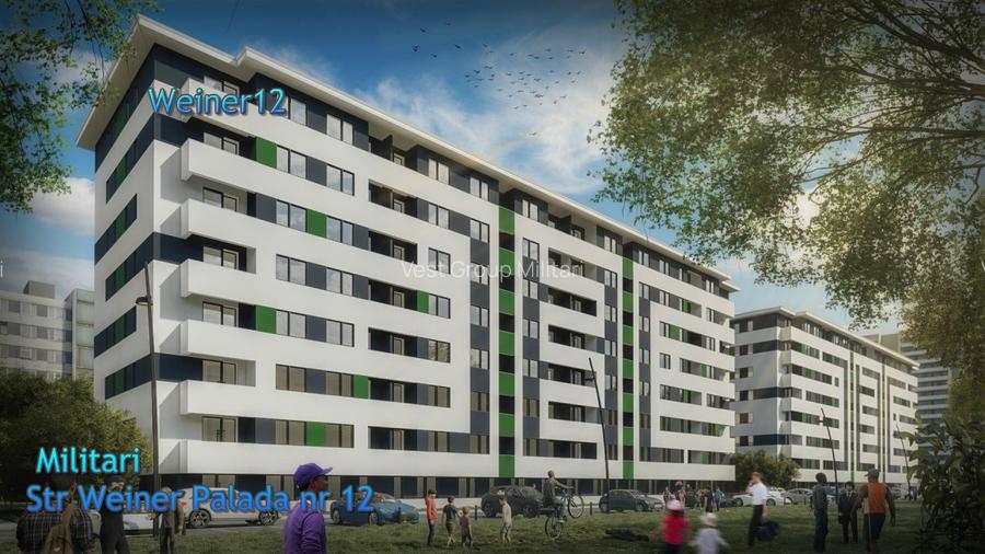 Apartament 2 camereDirect Dezvoltator Weiner 12 Residence Militari - 12