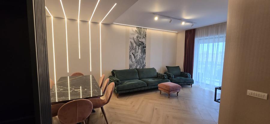 Tomis Nord , apartament 2 camere lux, mobilat, utilat, loc parcare, termen lung