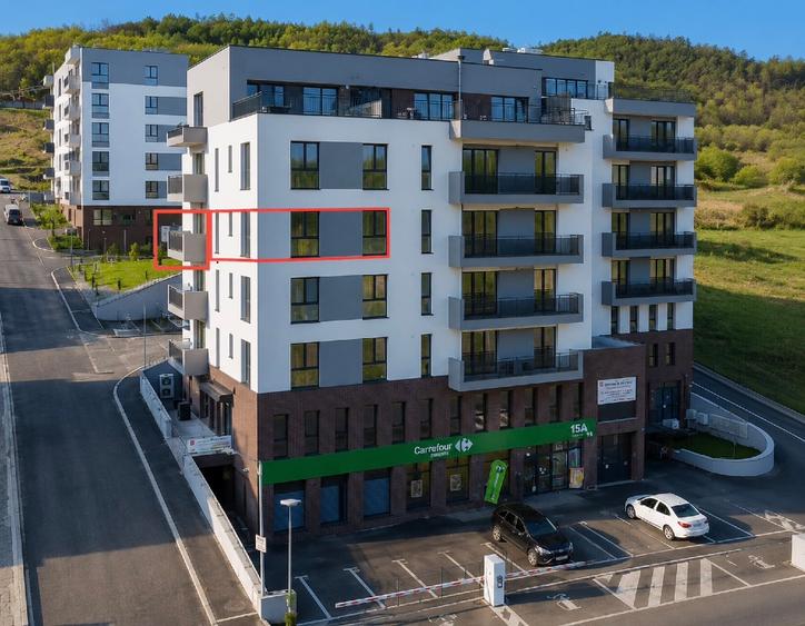 Apartament 3 camere 80 mp - Bloc nou 2023 - Etaj 2 cu lift - Panoramic Teilor