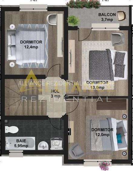Vila cu 4camere /2bai/Gata de mutare Popesti Leordeni zona noua - 12