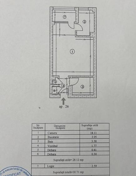 Garsoniera 31mp renovata si mobilata, etaj 2, Ferdinand, Metrou Iancului