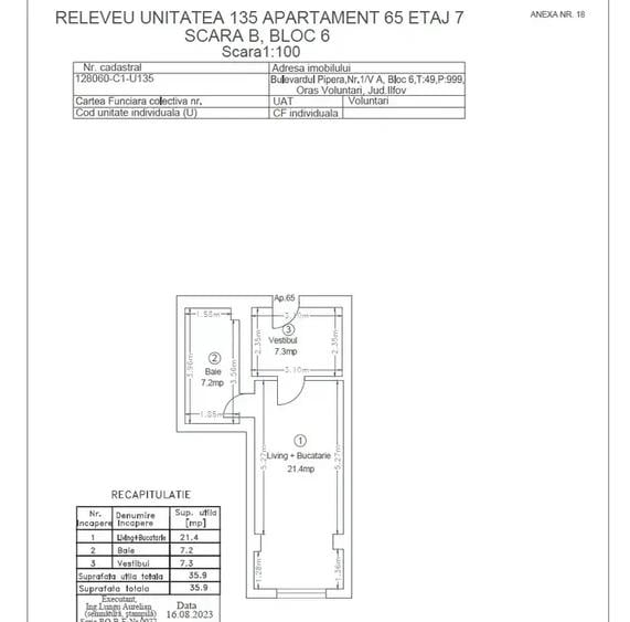 Garsoniera | Mobilata&Utilata | Ivory Residence | Zona Business