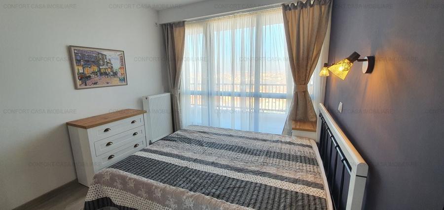 Pipera - Rond OMV, apartament 3 camere, mobilat modern, centrala proprie