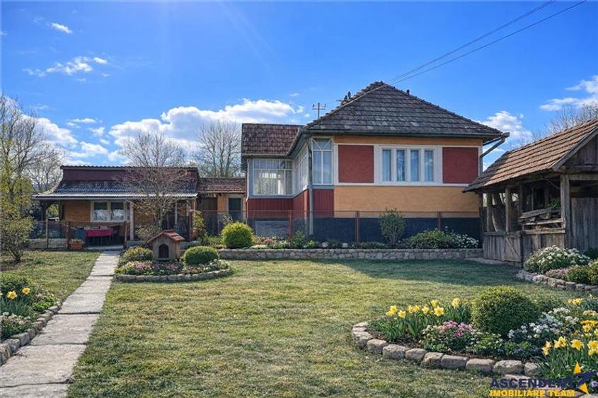 4.300 mp teren, pomicultura +casa traditionala, anexe, Craiesti, Mures.
