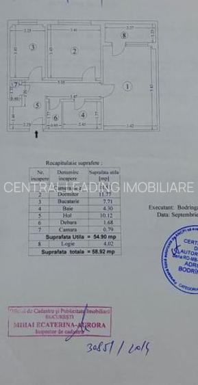2 CAM. TINERETULUI BLOC 1979 RENOVAT MOBILAT UTILAT SPATIOS 58MP LIBER ET.10 DEC - 7
