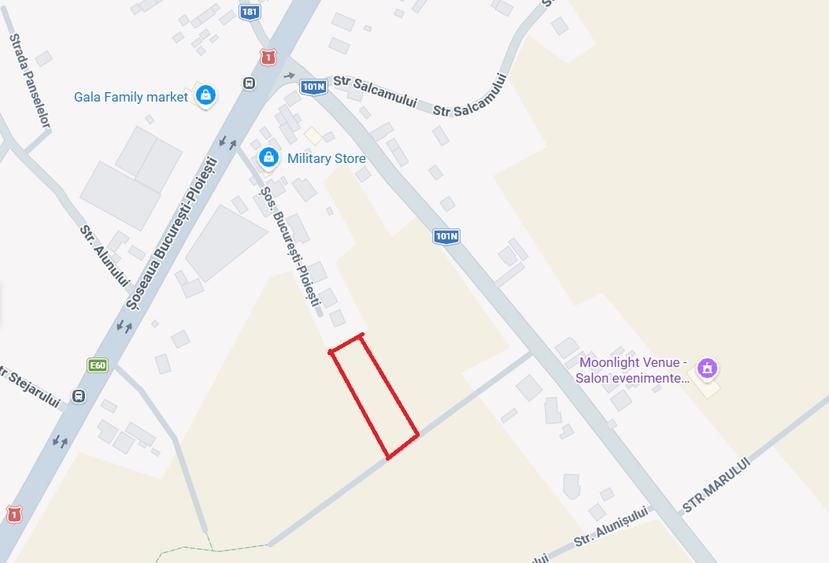Ciolpani, intravilan, utilitati, constructii langa, aproape de DN 1,