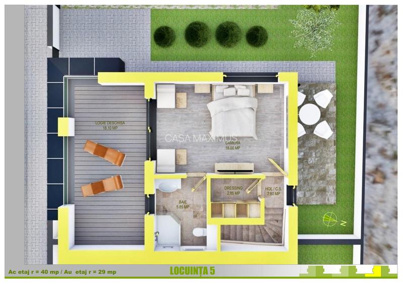 ANSAMBLU LOCUINȚE INDIVIDUALE ÎN REGIM CUPLAT - 7
