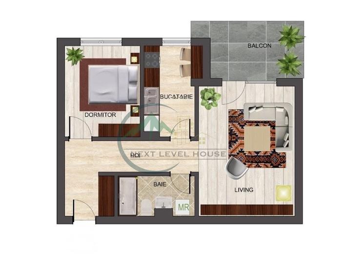 Apartament 2 camere insorit, Sanpetru Residence