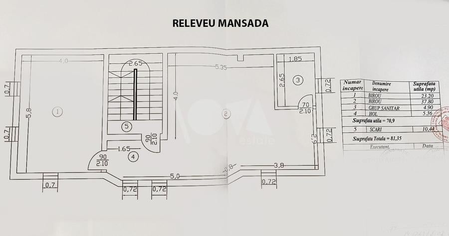 De vânzare: clădire de birouri P+1+M - Metrou Nicolae Grigorescu