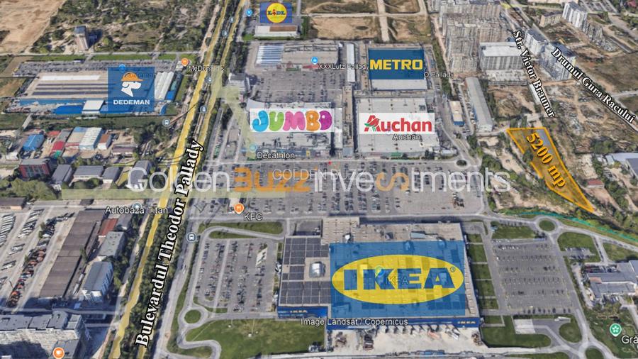 Teren comercial 5.262 mp – zona Pallady Mall (IKEA, Metro, Auchan) - 2