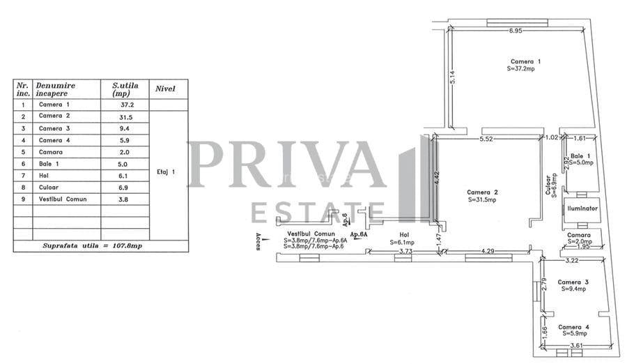 Apartament deosebit 3 camere situat in zona Semicentrală - 16