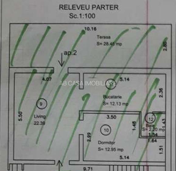 2 apartamente, în casă cu 6 ap, P+E+M, 2000, zona Mircea cel Bătrân, comision 0% - 13