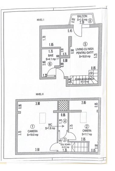 Mansarda cu 3 camere de inchiriat pe strada Soimului Sibiu