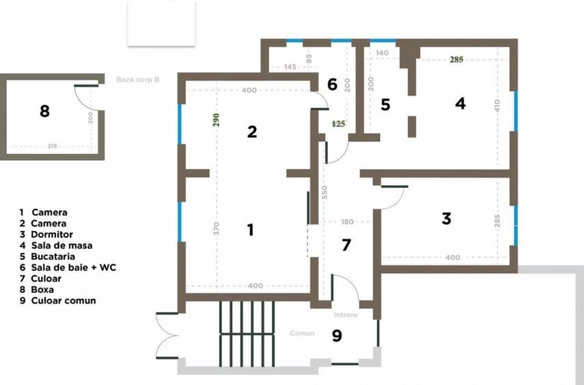 Strada Icoanei - Eminescu, apartament de 3 camere, etaj 1, comision 0%