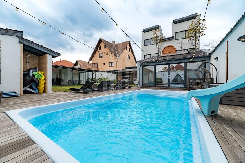 Vilă ultralux de 500 mp utili, piscină, saună, filigorie – Exclusivitate!!