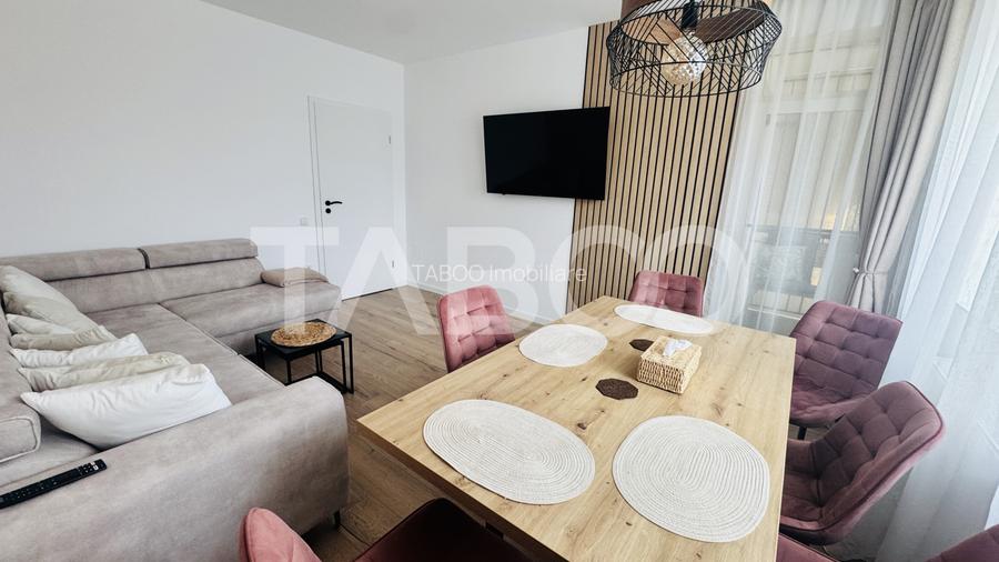 Apartament modern 63mpu 3 camere 2 bai 2 parcari de vanzare Sibiu - 2