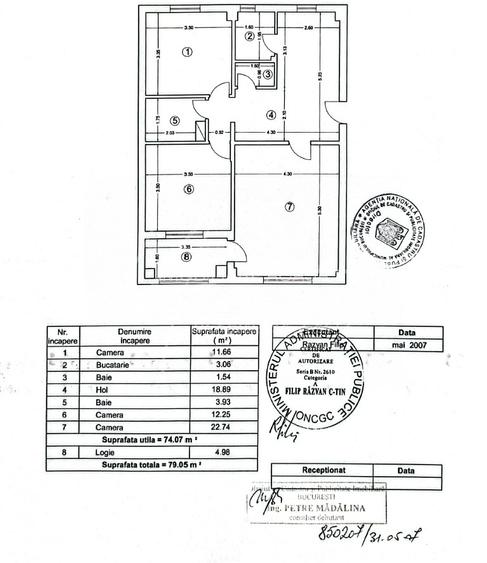 Ap decomandat cu 3 camere bloc 1993 Orzari, Delea Veche, Calea Calarasilor - 4