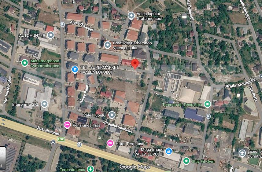 Proprietate de vanzare, SU565 mp, teren 1291 mp,Valea Lupului