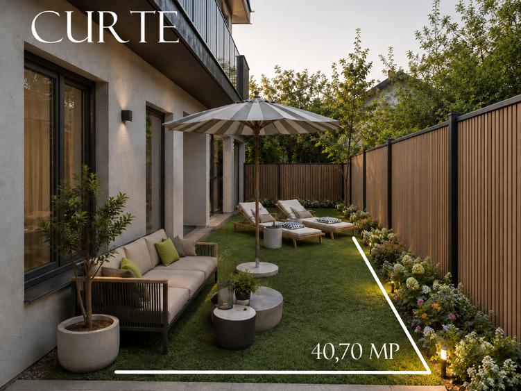 COMISION 0% | Apartament 2 camere cu curte proprie | Direct dezvoltator