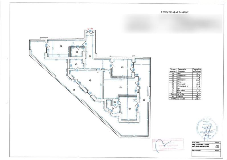 Închiriere 4 camere Atlas Residence | Terasă 120 mp | 2 locuri de parcare - 22