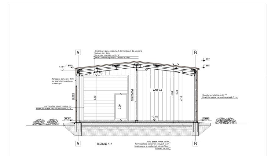 Hala industriala + teren 4000 mp | H 4.60 m | potential extindere  la 8000 mp - 30