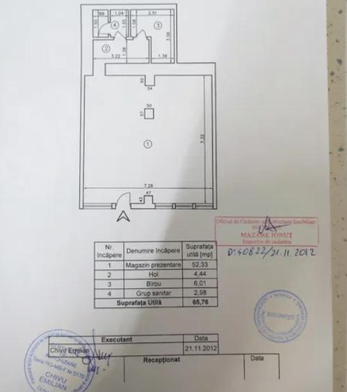 Calea Giulestiu Spatiu de Inchiriat I suprafata 66 mp I pret 2000 euro+TVA