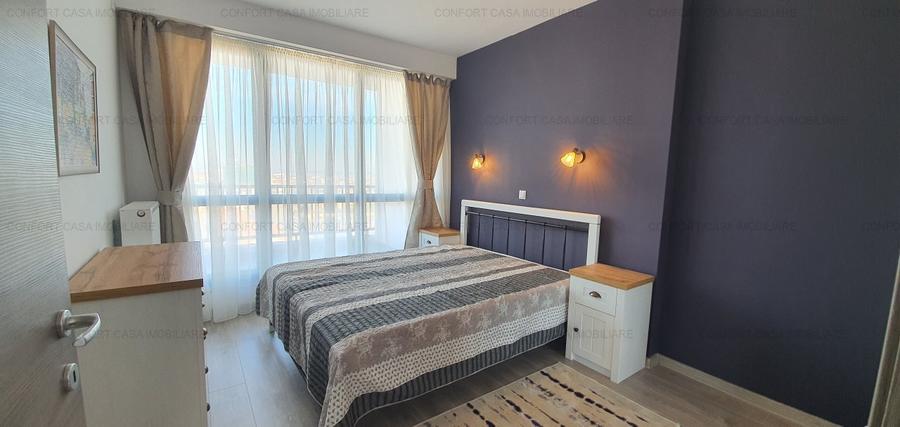 Pipera - Rond OMV, apartament 3 camere, mobilat modern, centrala proprie