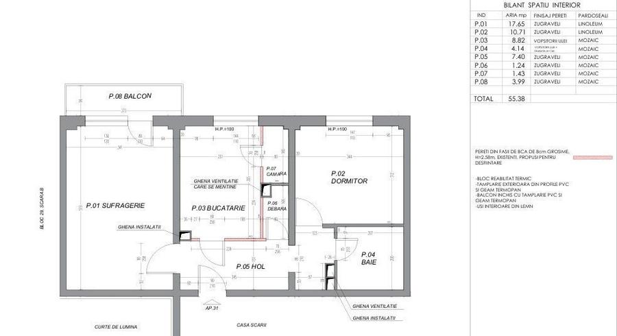Apartament 2 camere-decomandat-renovat-zona Banu Manta