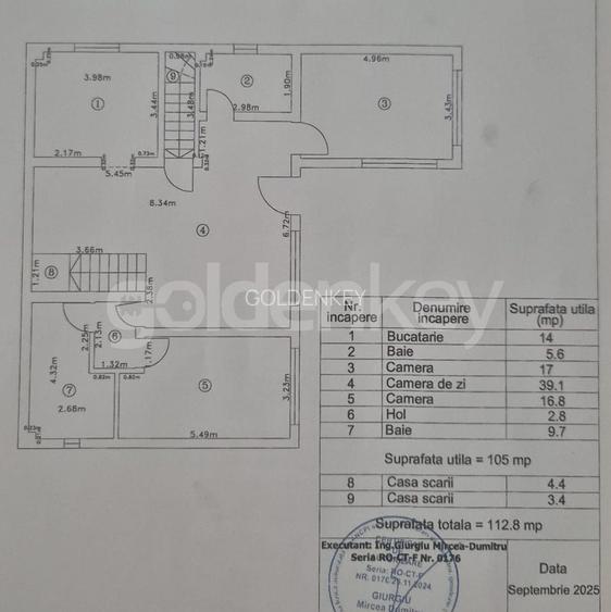 Vila spatioasa cu 6 camere | 500mp teren - 2