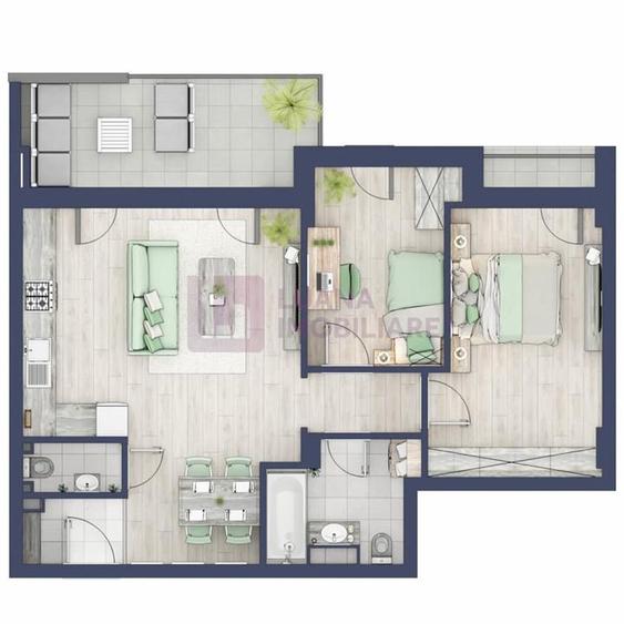 Apartament 3 camere PREMIUM | Turnisor | etaj 1 | boxa | lift |