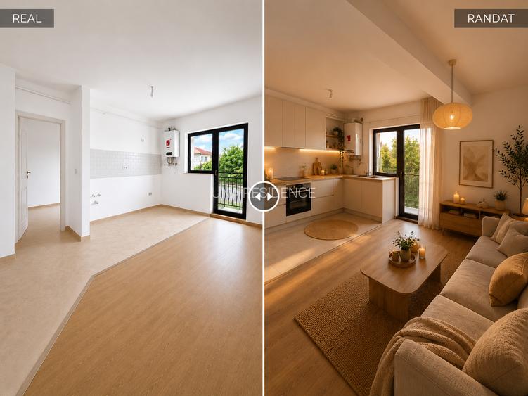 2 Camere + Grădină 35mp | Parcare inclusa | Încălzire în Pardoseală - 2