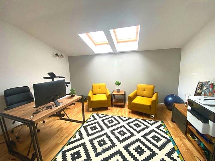 Casă Premium P+1+M | 5 camere, 4 băi | Grădină | 2 parcări | Voluntari