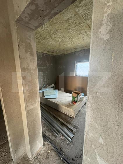 Casa moderna pe parter, semifinisata, teren 500 mp – Apahida