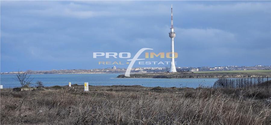 Teren 965mp.deschidere la 3 strazi, pe malul Lacului Techirghiol