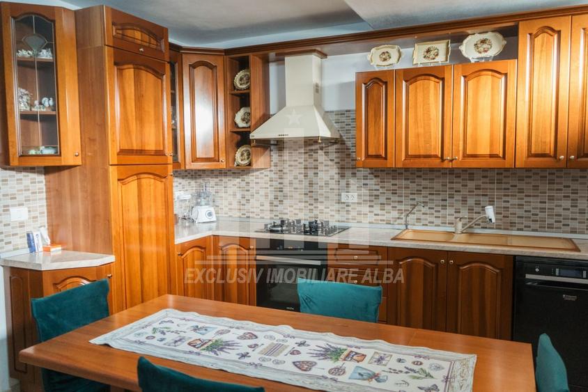 Casa individuala | 290 mp | 1200 mp teren | Mobilata | Alba-Micesti