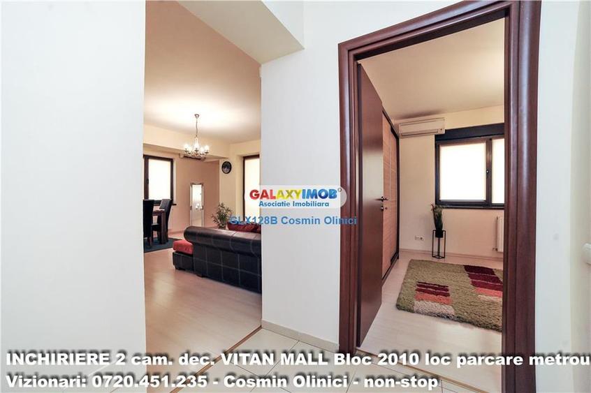 Inchiriere 2 camere Mall Vitan bloc 2010 loc parcare centrala metrou