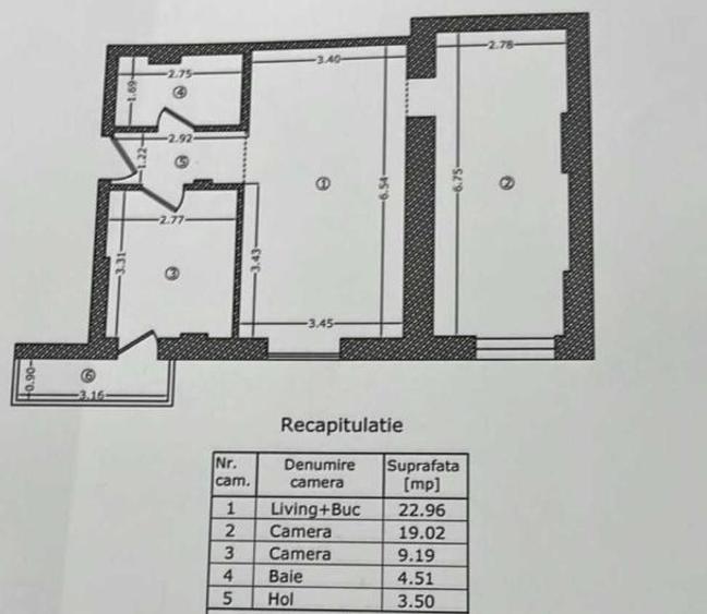 Apartament 3 camere Liberty Mall-Viilor -Super Pret