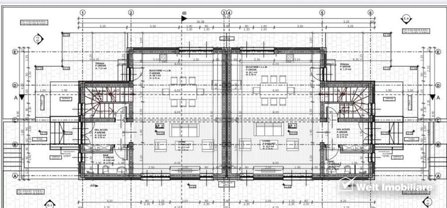 Casa tip duplex in Dambu Rotund D+P+E
