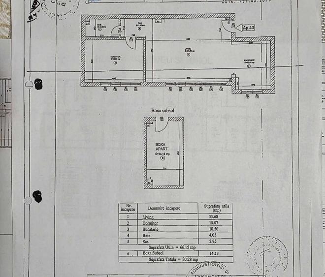 AP. 2 CAMERE LINDA RESIDENCE - 66 MP UTILI, BOXA INCLUSA, COMISION 0%
