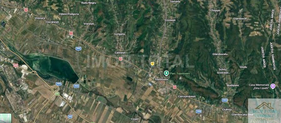 Teren 836 mp Topoloveni - Toate utilitățile