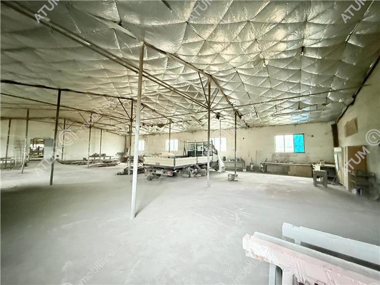 Hala industriala 1200 mp utili de inchiriat in Cisnadie