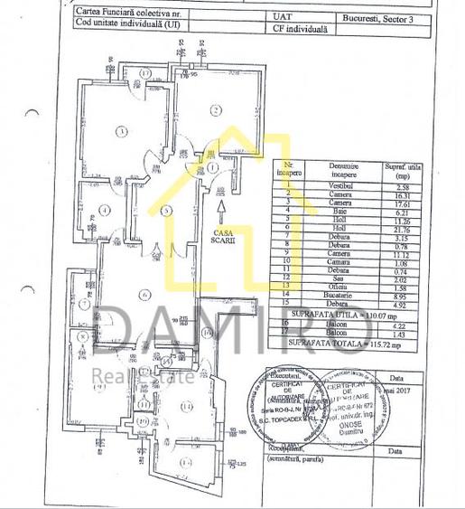 Apartament 5 camere Calea Calarasilor Bd. Corneliu Coposu Unirii Mobilat/Utilat
