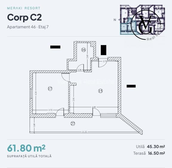 Apartament 2 camere XL | Meraki Resort & Spa | DISCOUNT 8000€ - 10