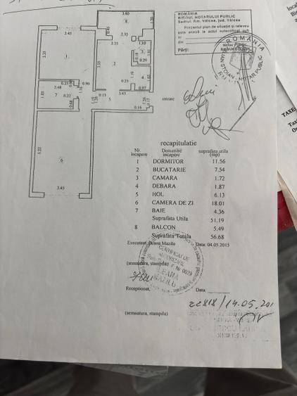 Apartament 2 camere et 1 Matei Basarab